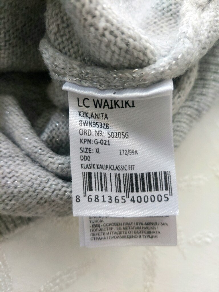 LCW Anita bayan akrilik simli kazak - 6