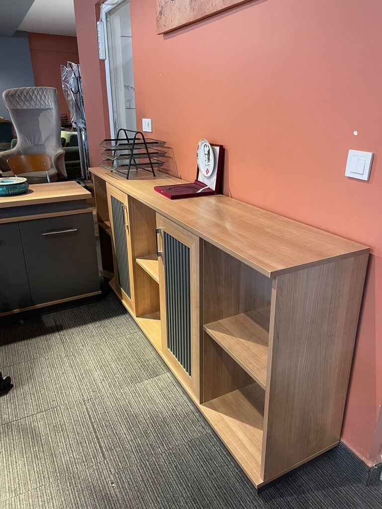 KLAS OFİS ÜSKÜDAR 180x85 MARBELLA KİRAZ MAKAM TAKIMI KOLTUKSUZ - 6