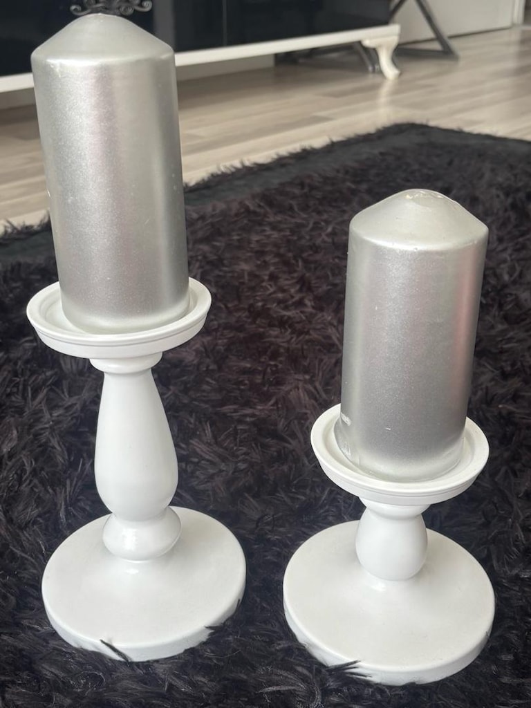 ikea ferforje ikili şamdan - 2