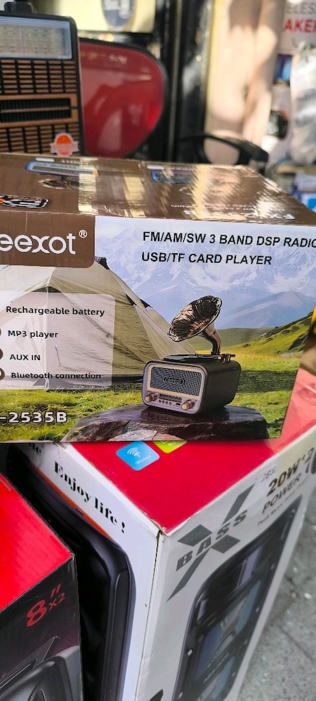 Harika tasarımlı, Bluetooth lu nostaljik radyo - 5