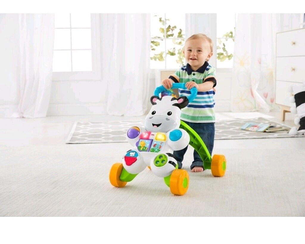 Fisher Price melodili Zebra Yürüteç - 4