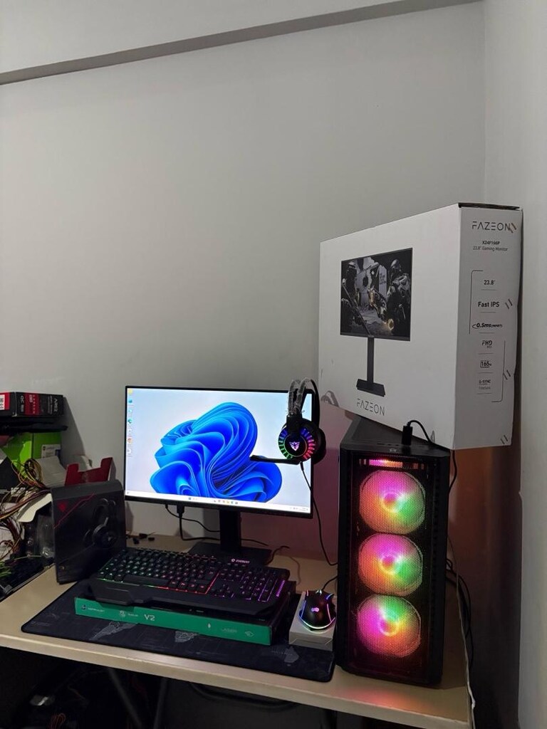 TERTEMİZ 165HZ MONİTÖRLÜ RX5600XT EKRAN KART,16GB RAM'Lİ RYZEN 5 - 13