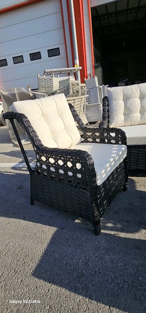 Rattan Bahçe Koltuk Takımı, Balkon Oturma Grubu, Bahçe Mobilyası - 16