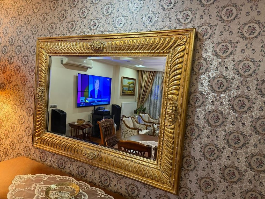 MASİF AĞAÇ ALTIN VARAK AYNA - 2