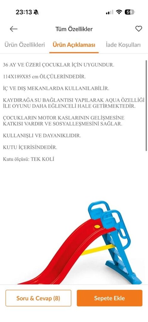 çocuk su kaydırağı - 3