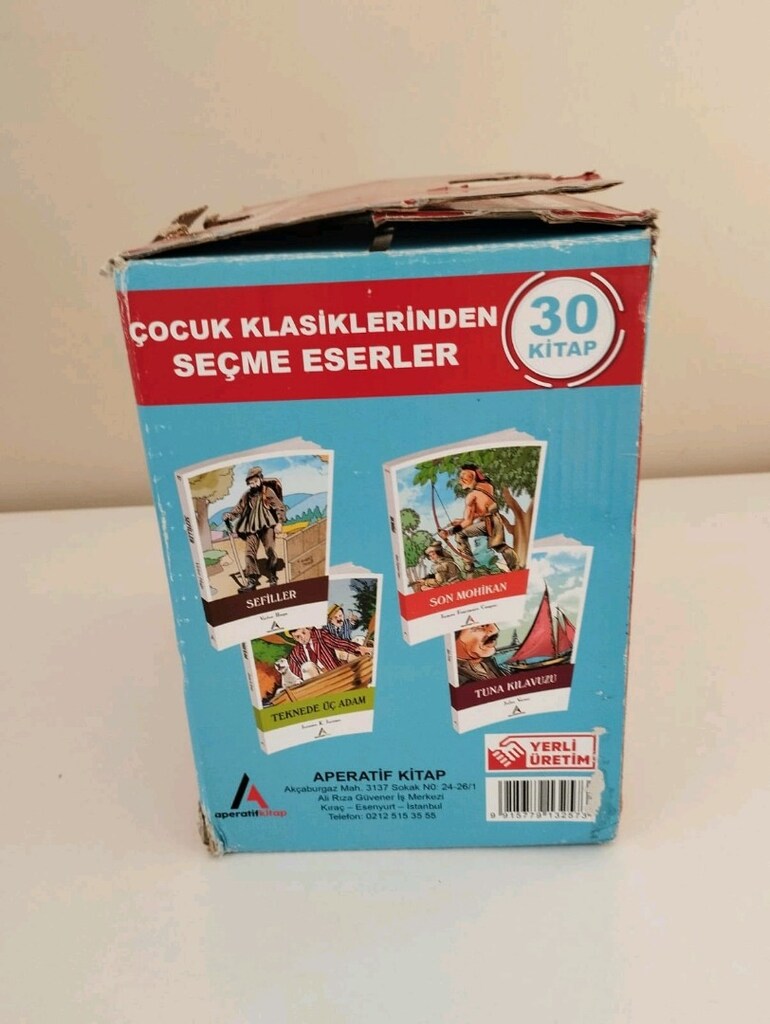 HİKAYE ÇOCUK KLASİKLRİ SEÇME 30 ADET KİTAP KUTUDA - 3