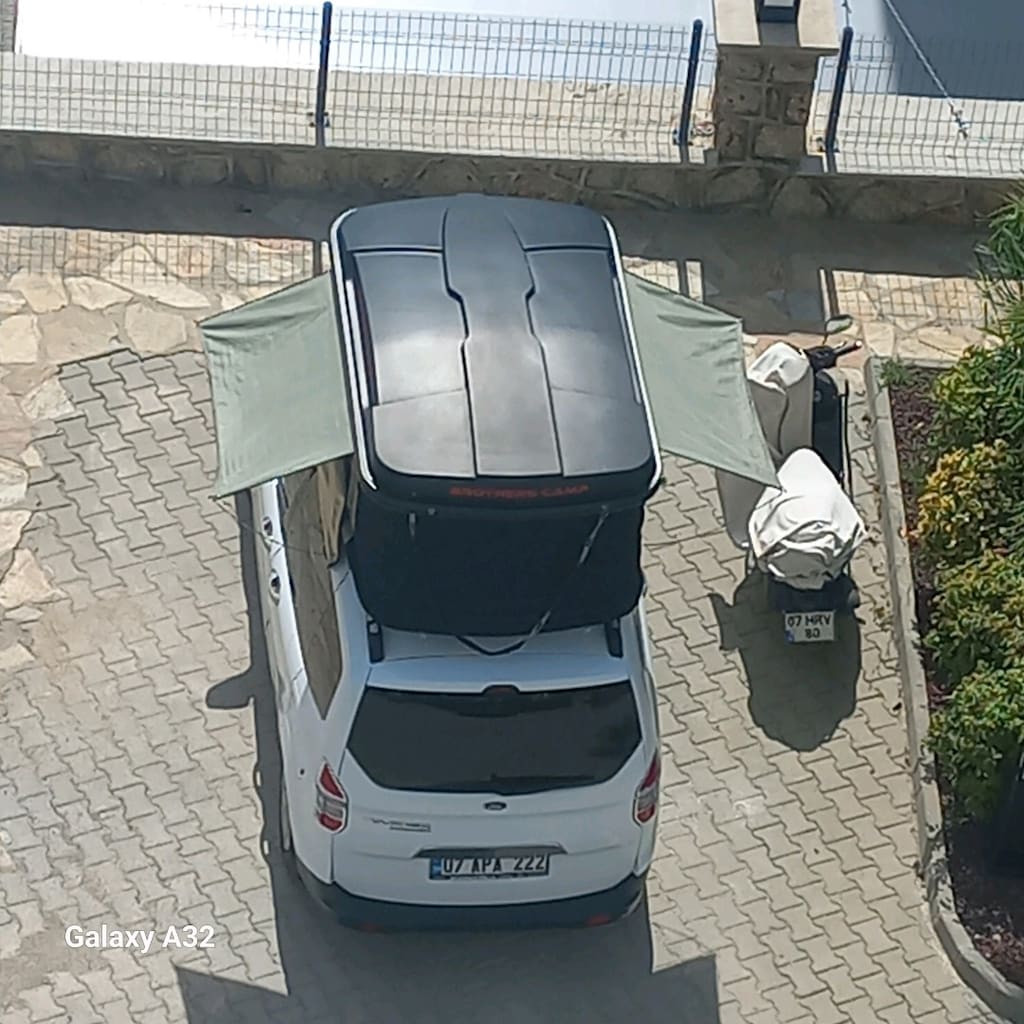 Brother Ab130 modelinin en full panaromik yeni temiz araç üstü cadir