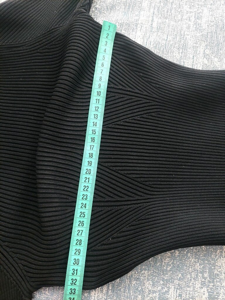 ROBİN dik yaka saran fitilli maxi elbise - 9