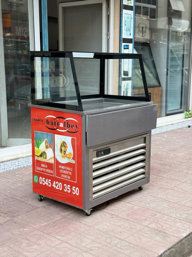 çiğ köfte dolabı çiğ köfte tezgahı çiğ köfte meze dolabı - 20