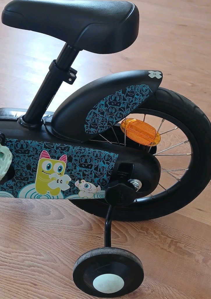 Btwin çocuk bisikleti 14 jant Decathlon YENİ GİBİ Ön Sepetli - 6