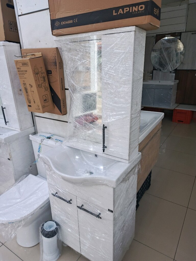 55 cm klasik banyo dolabi - 10