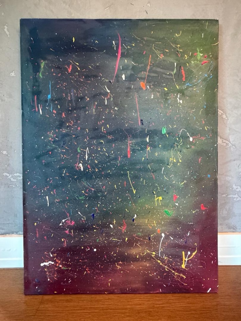 Orijinal El Yapımı Soyut Yagli Boya Tablo – 50×70 cm