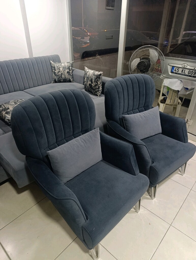 2 üçlü 2 berjer koltuk takımı yatak oluyor sandıklı - 3