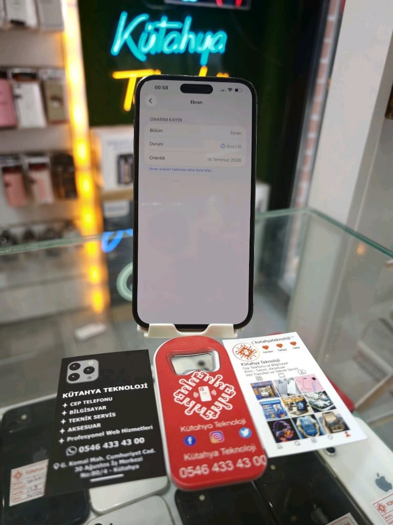 iPhone 14 pro Max 128 pil 100 Ekran ve pil ikinci el değişen - 2