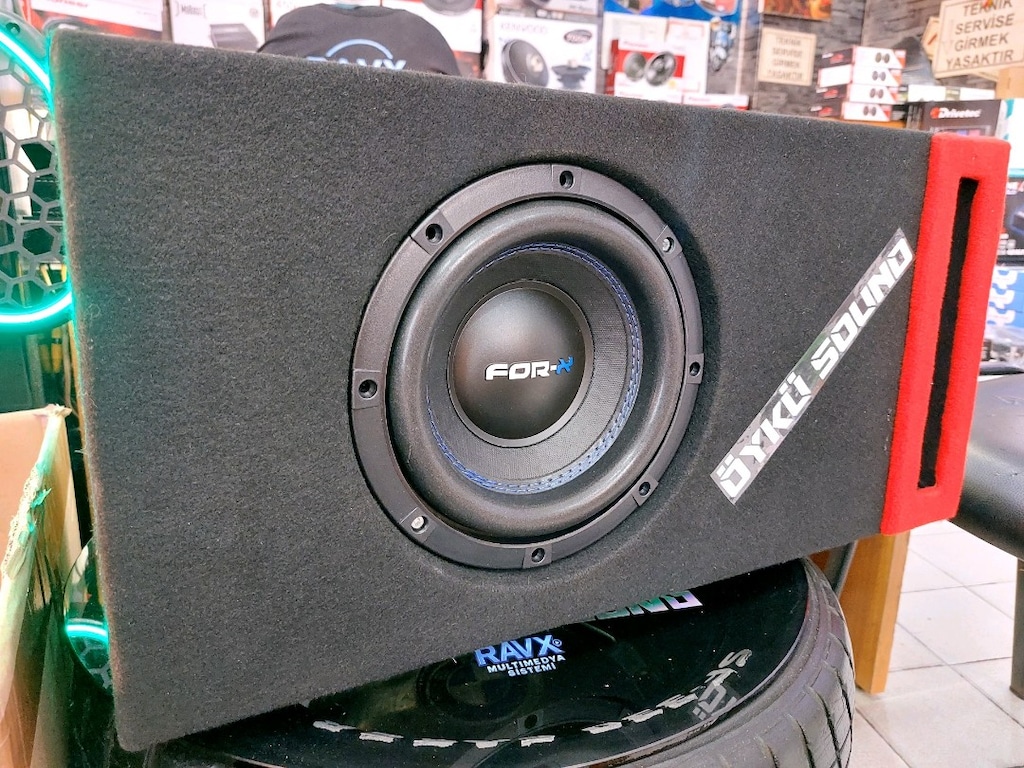 ÖYKÜ SOUND ŞOOK FİYAT KÜÇÜK CANAVAR FORX 20CM SPL MDF KABİNLİ 400RMS - 5