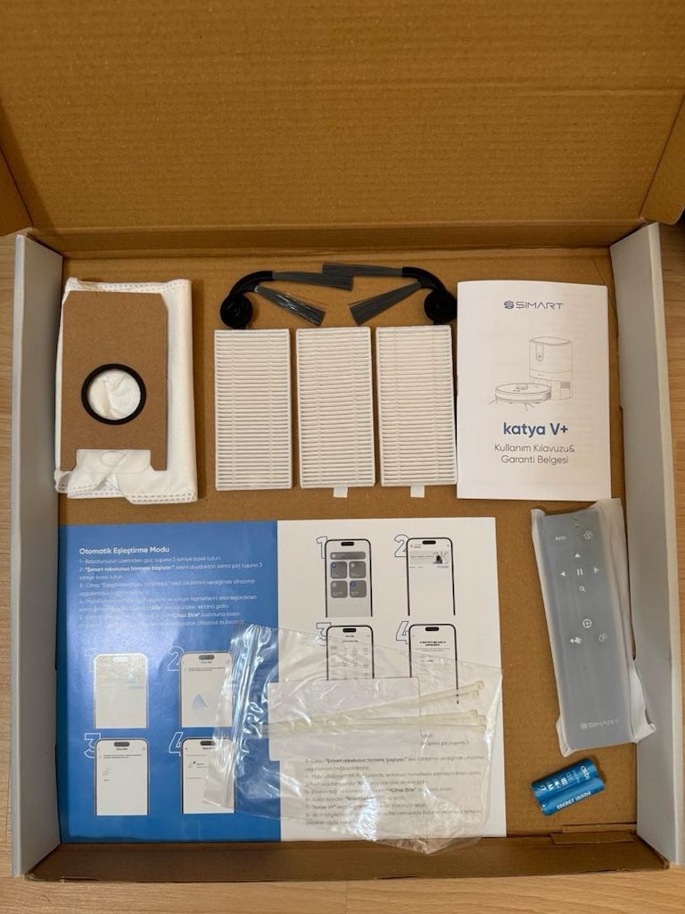 Katya V+ Robot Süpürge Otomatik Toz Toplama - 8