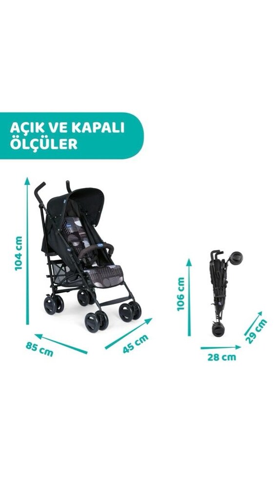 Chicco London Up Baston Bebek Arabası - 3