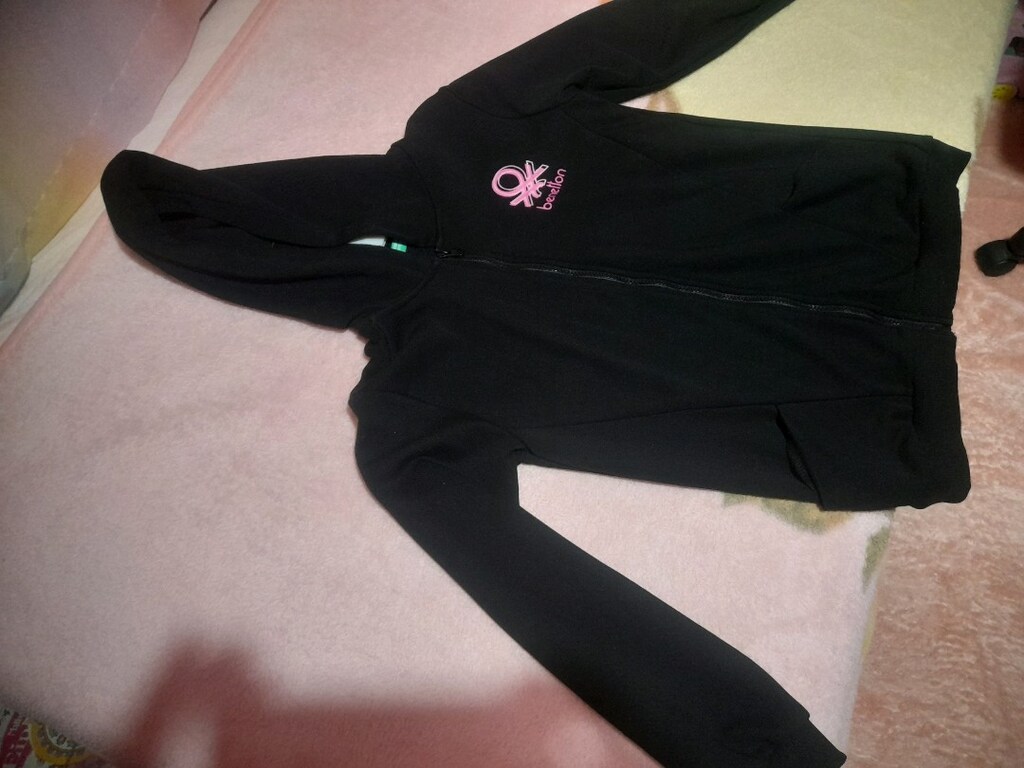 BENETTON 11-12 yaş kız çocuk ceket kapşonlu