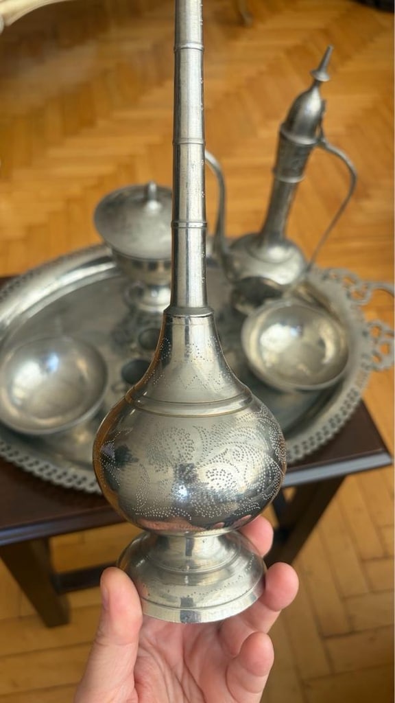 Hicaz İşi El Yapımı 12 Parça Zemzem Takımı - 3