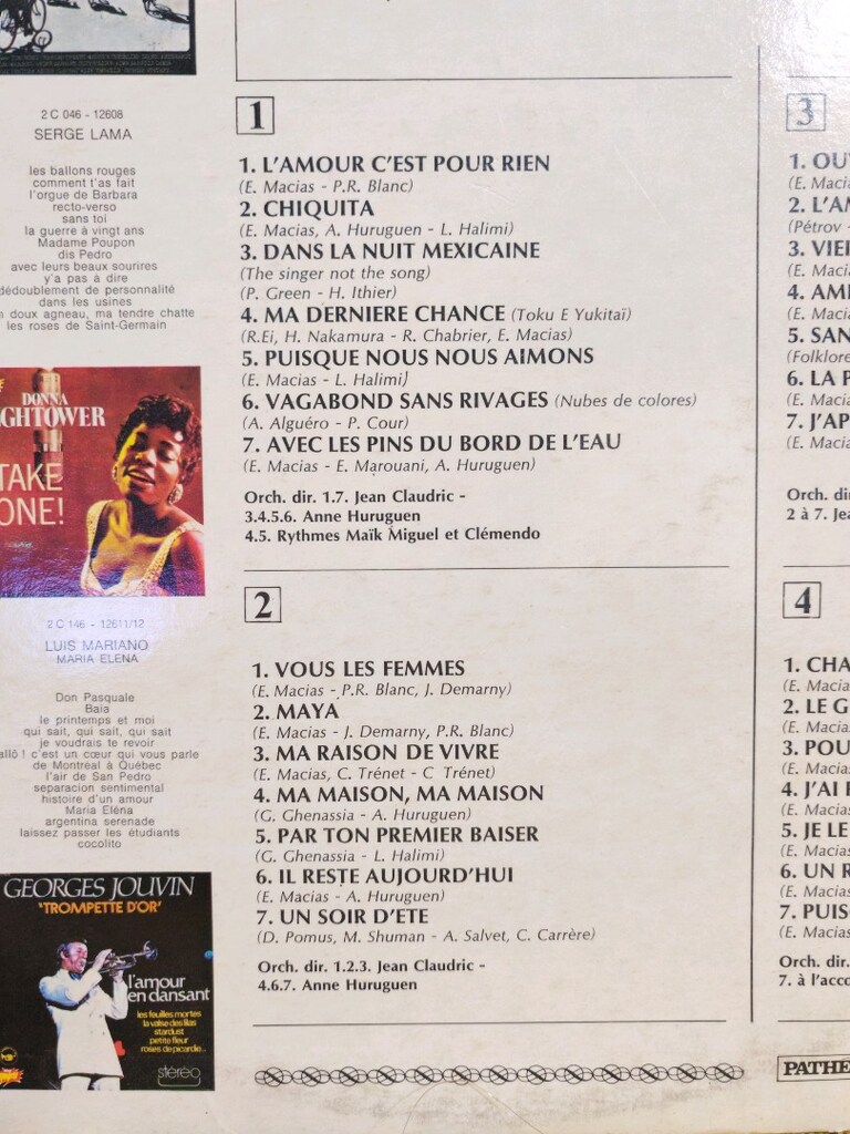 Enrico Macias & Vous Les Femmes LP ( 2 LP) - 3