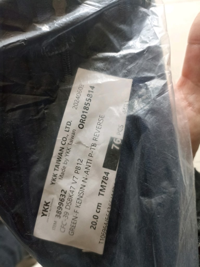 fermuar etek pantolon cep fermuar