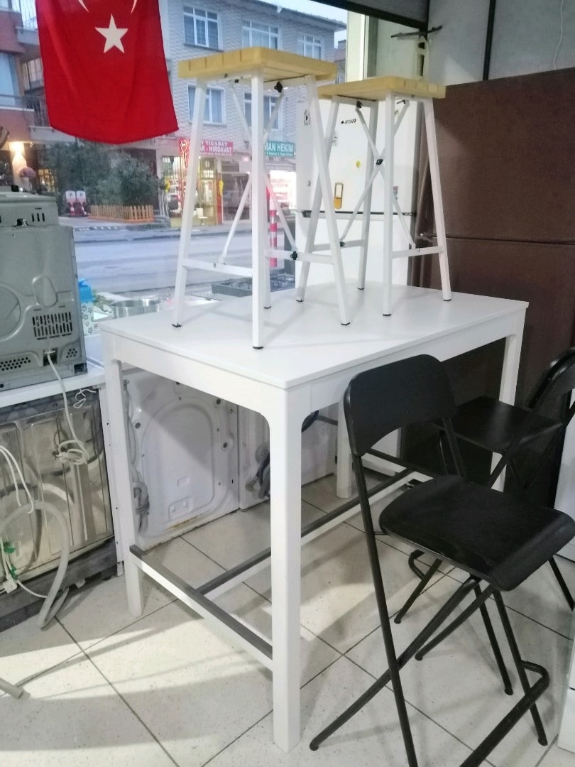 İkea bar masa sandalye takımı - 6