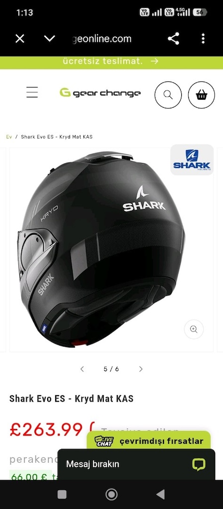 SHARK EVO-ES Kryd Kask - 4