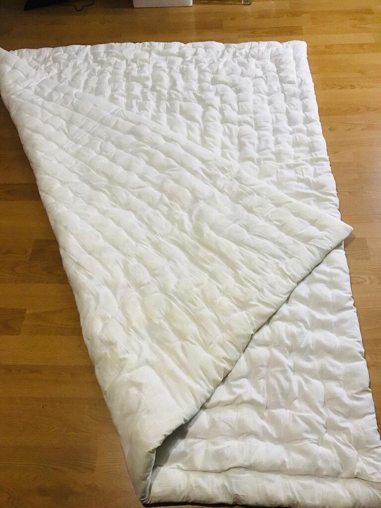 Çift Kişilik El Yapımı Yün Yorgan - 3