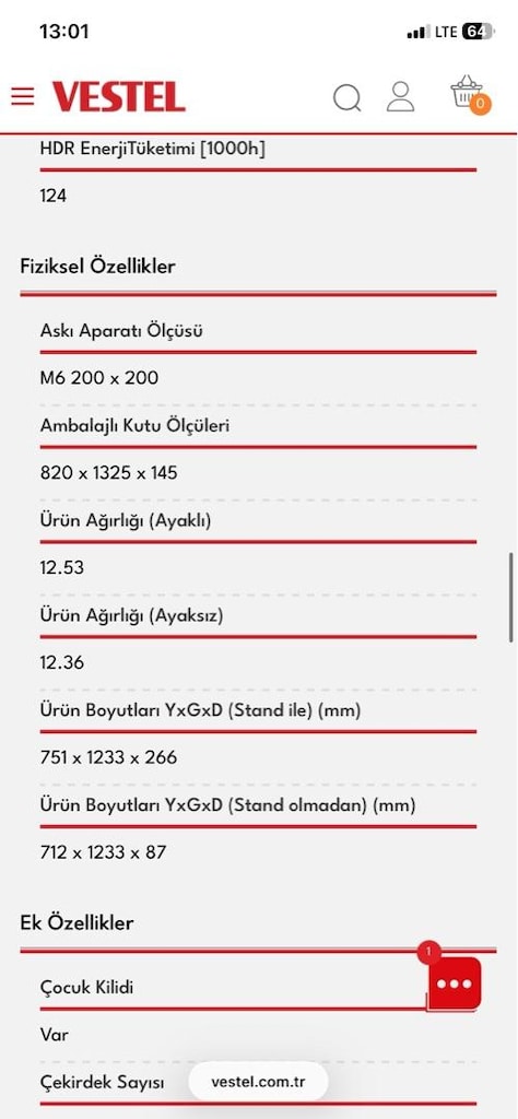 Vestel 55inç TV - 9