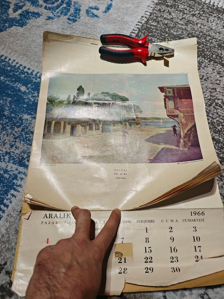 Eski Sanat Takvimi 1955 - 11
