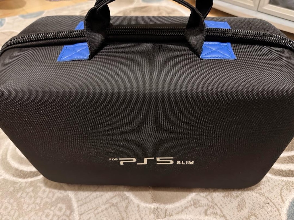Ps5 slim kasa + cd + seyahat çantası - 9