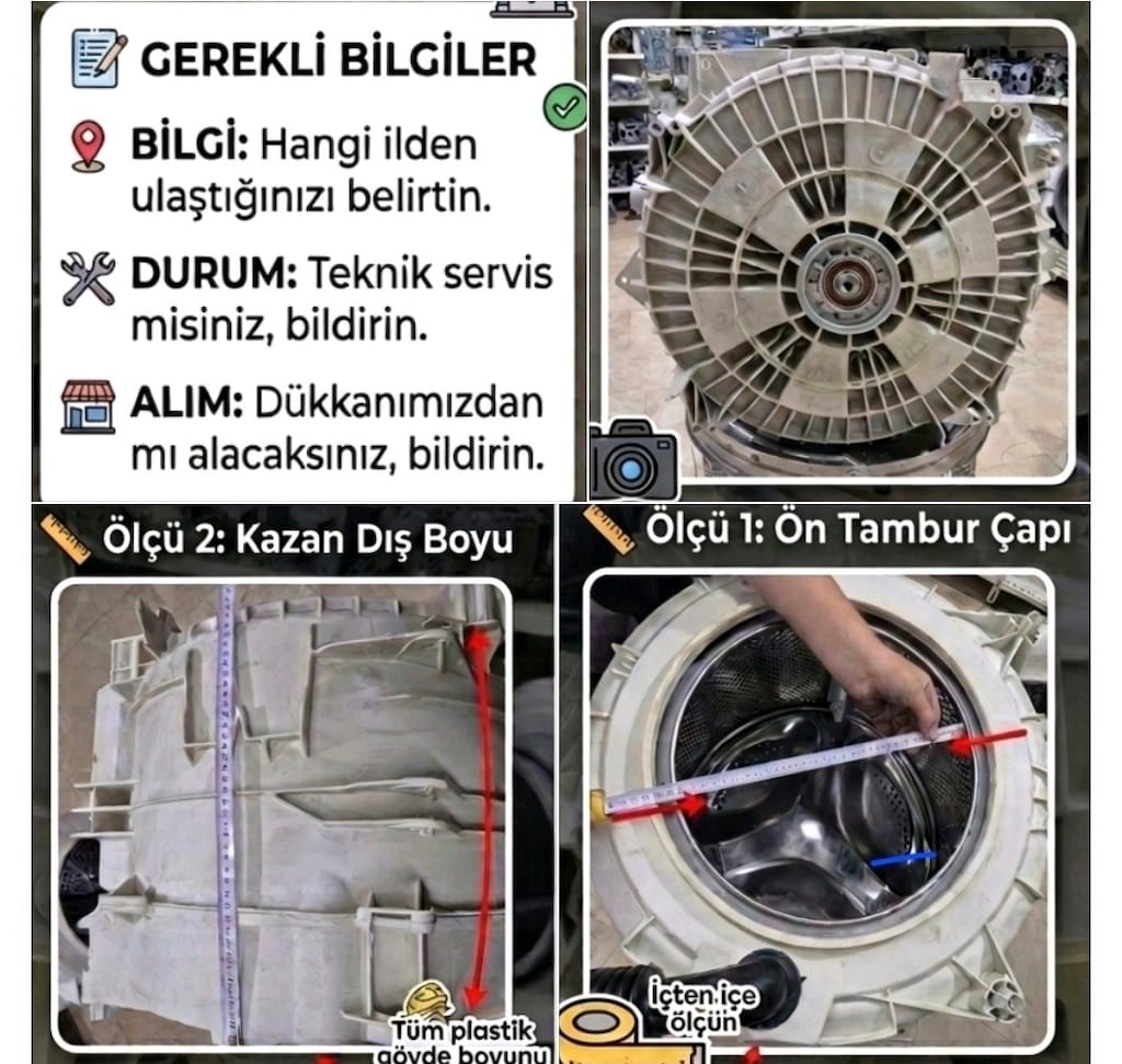 PRESTİJ 10121 TY REGAL ÇAMAŞIR MAKİNESİ KAZANI-ÖZDUR TEKNİK