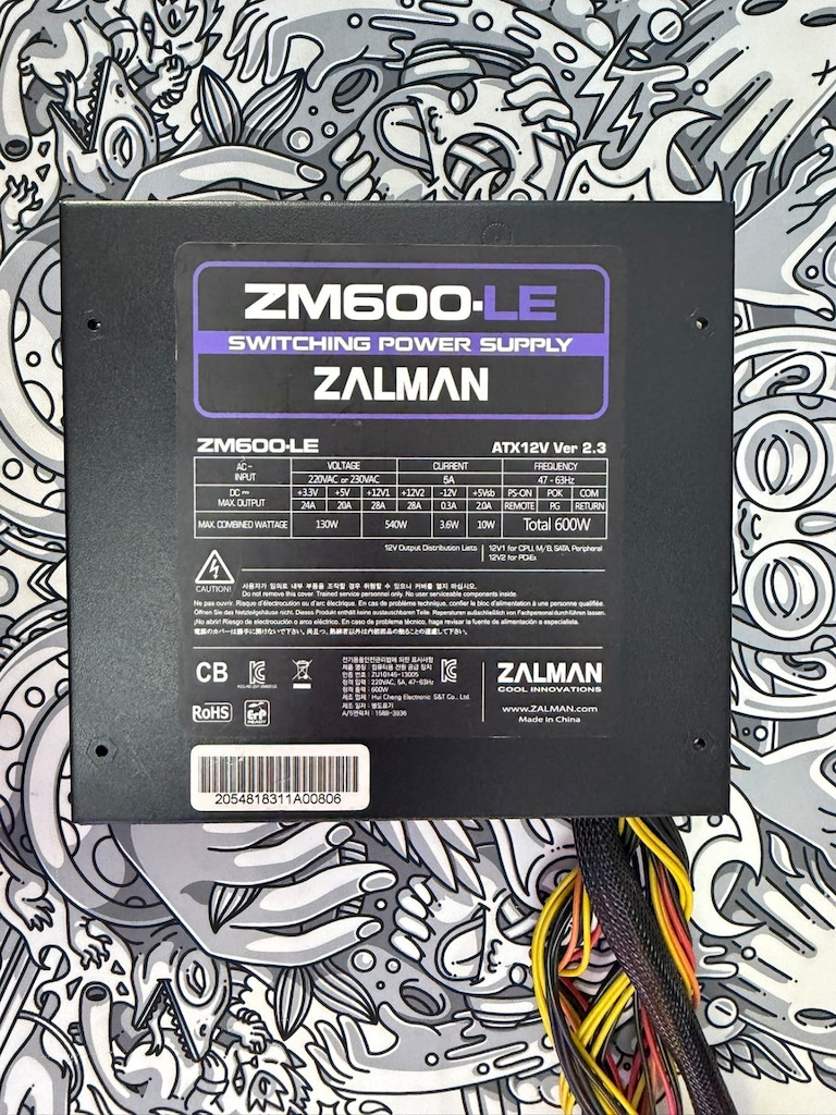 Zalman ZM600-LE 600W Guc Kaynagi psu - 2