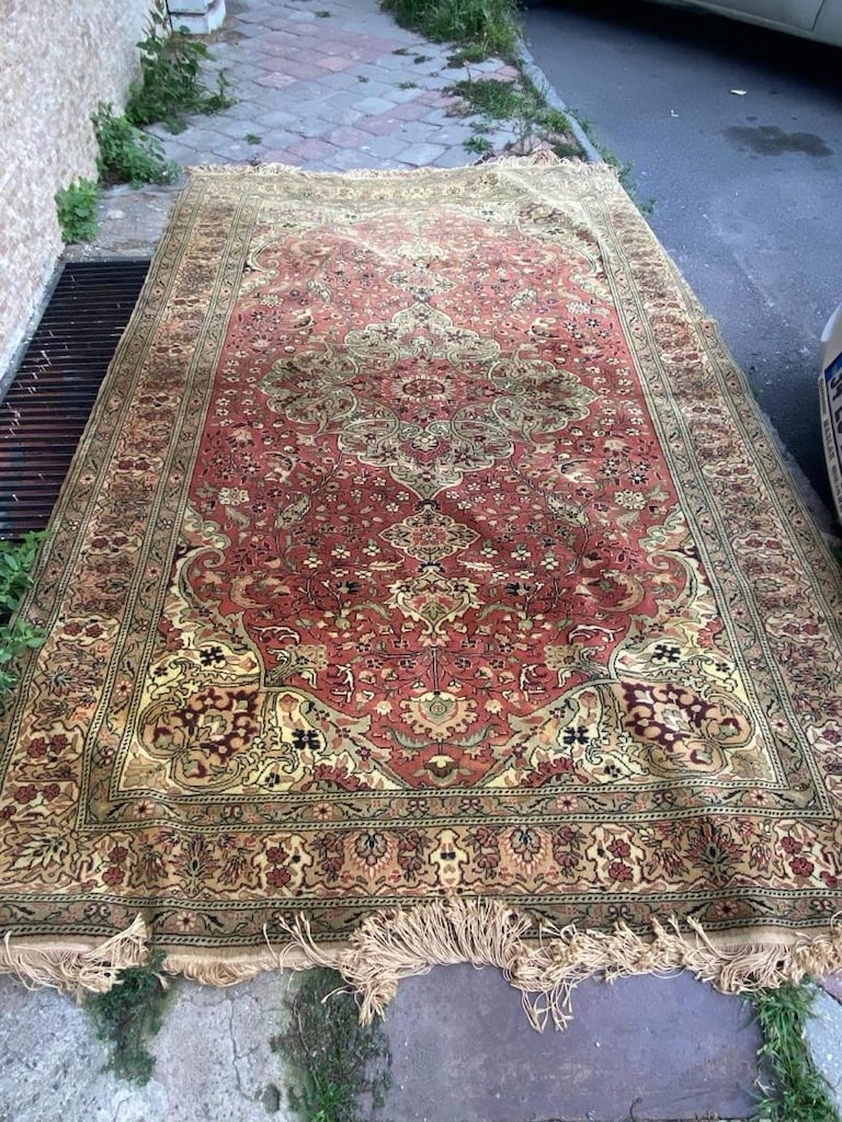 Koleksiyonluk Değerli Kayseri Bünyan El Dokuma Yün Halı - Temiz