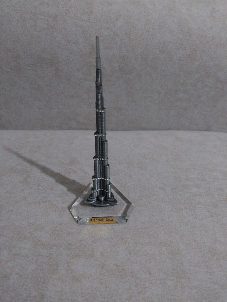 ORJİNAL MİNYATÜR Dubai Burj Khalifa Biblo - 4
