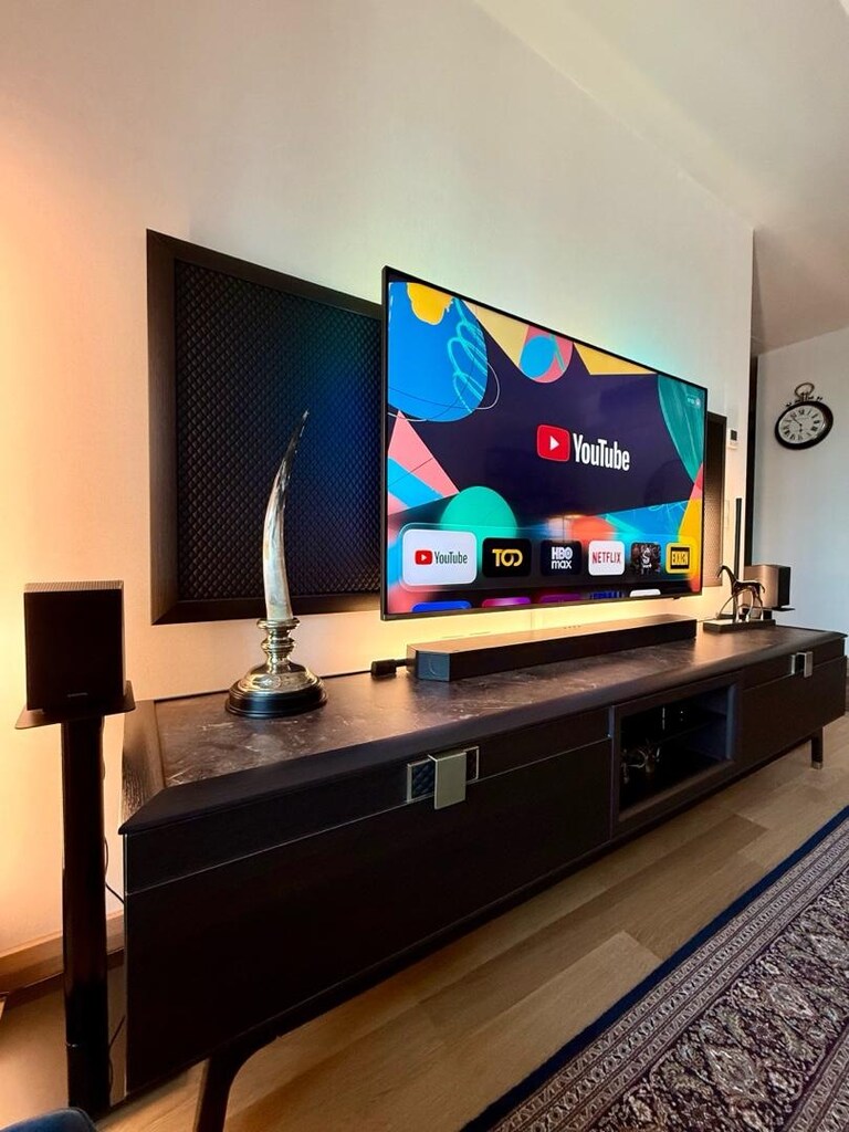Enza Home Deri Detaylı Panolu Premium TV Ünitesi - 2