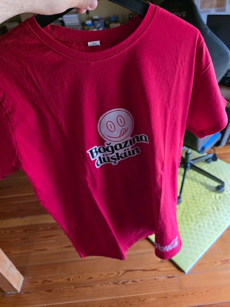 Kırmızı Coca Cola T-shirt - 3