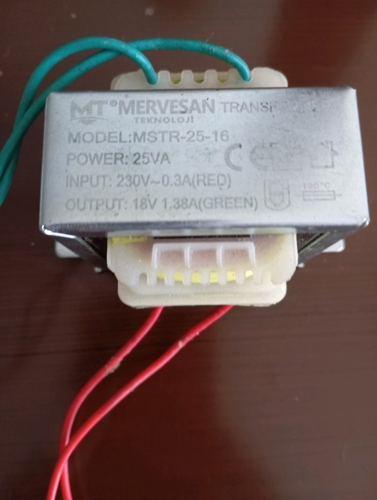 220v 18v düşüren Trafo - 2