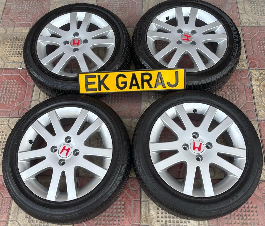 15 inç sıfır vtec 2 jant lastik 4*100 takas olur - 3