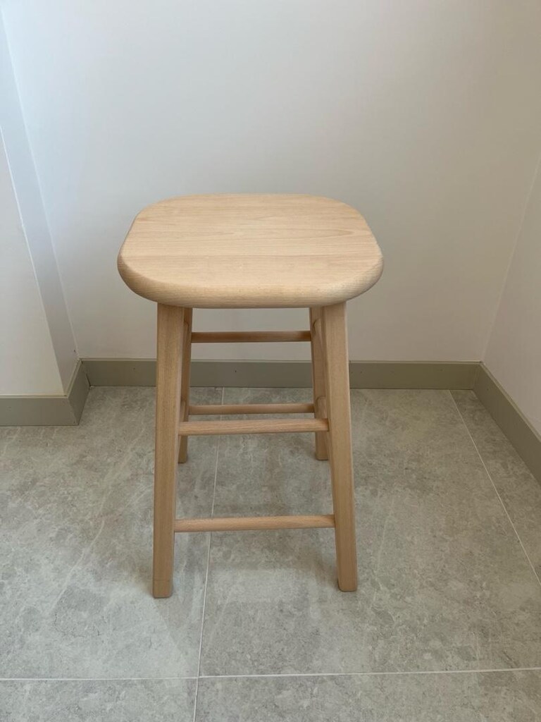 60 cm Ahşap Bar Taburesi - 6