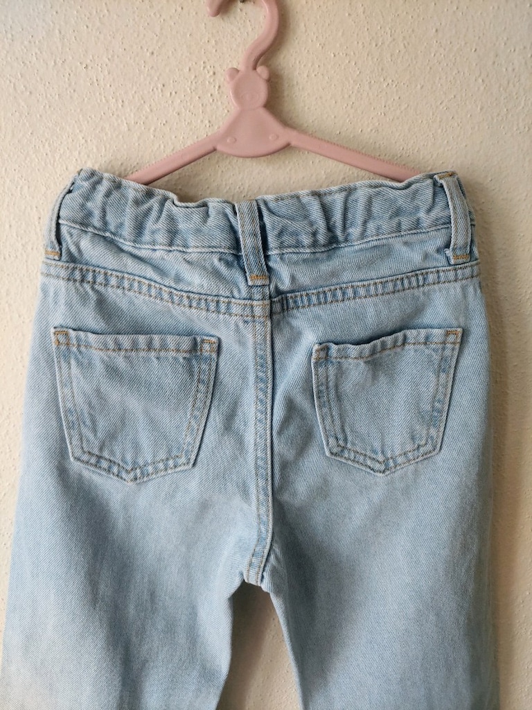 CİVİL kız Çocuk yırtmaçlı Jean Pantolon - 6