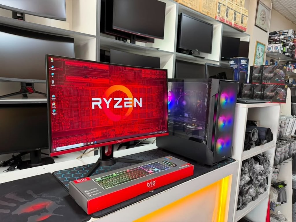 27" 165HZ EKRAN R5-5500 16GB RAM RX 580 8GB EK.KARTI - 4