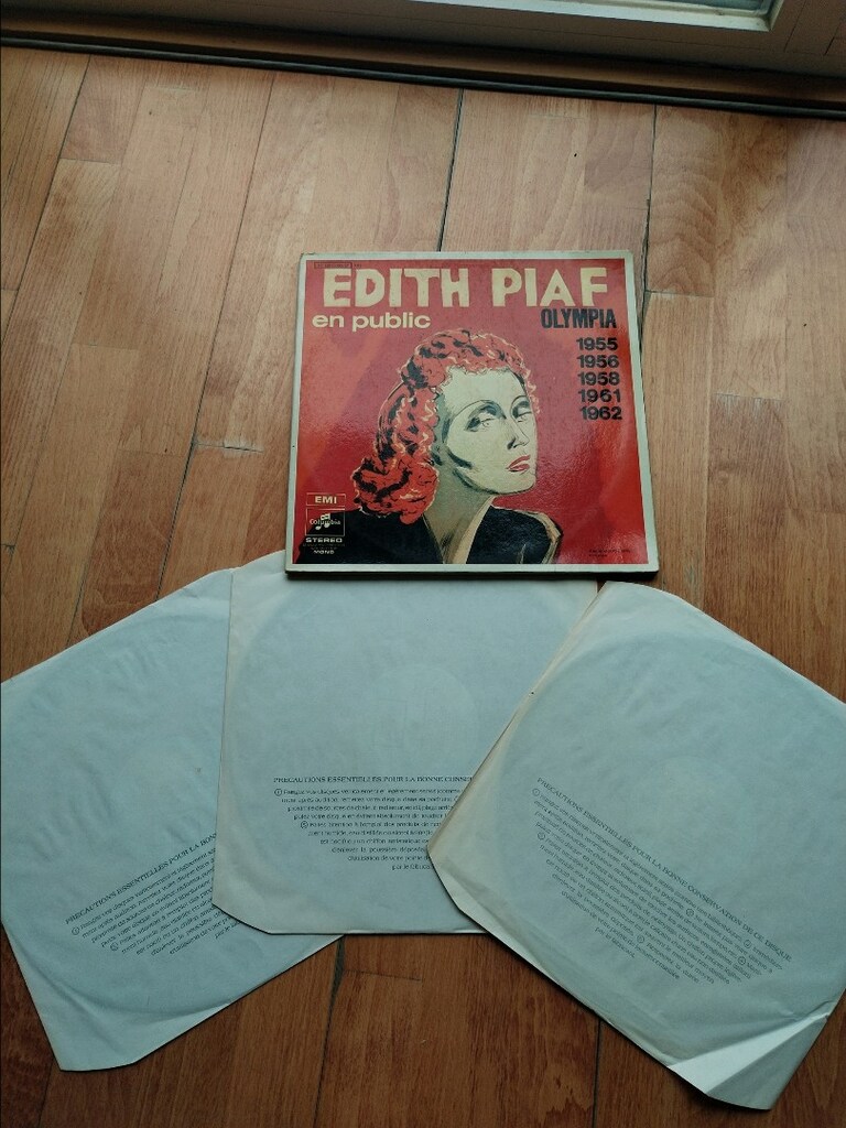 Edith Piaf - en public Olympia 3 Plak Set - 3