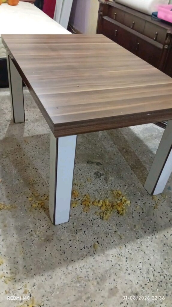 yemek masası 6 kişilik açılıyor 8 kişilik temiz ve kullanışlı Ümraniye - 5