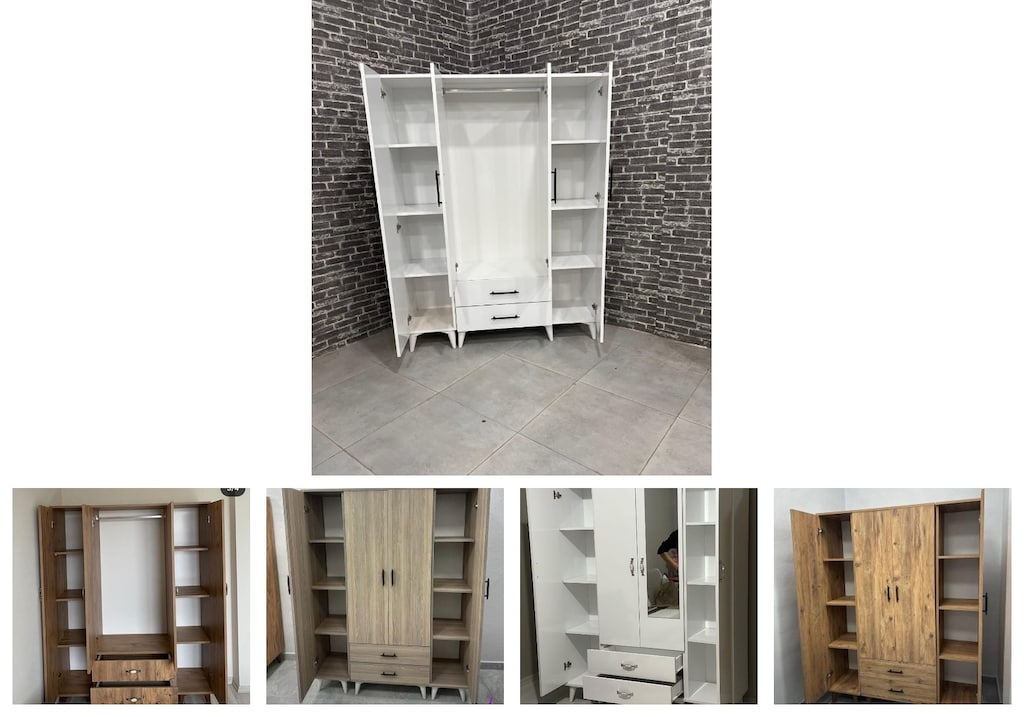 4 kapaklı elbise dolabı oyxtxszsnv - 2