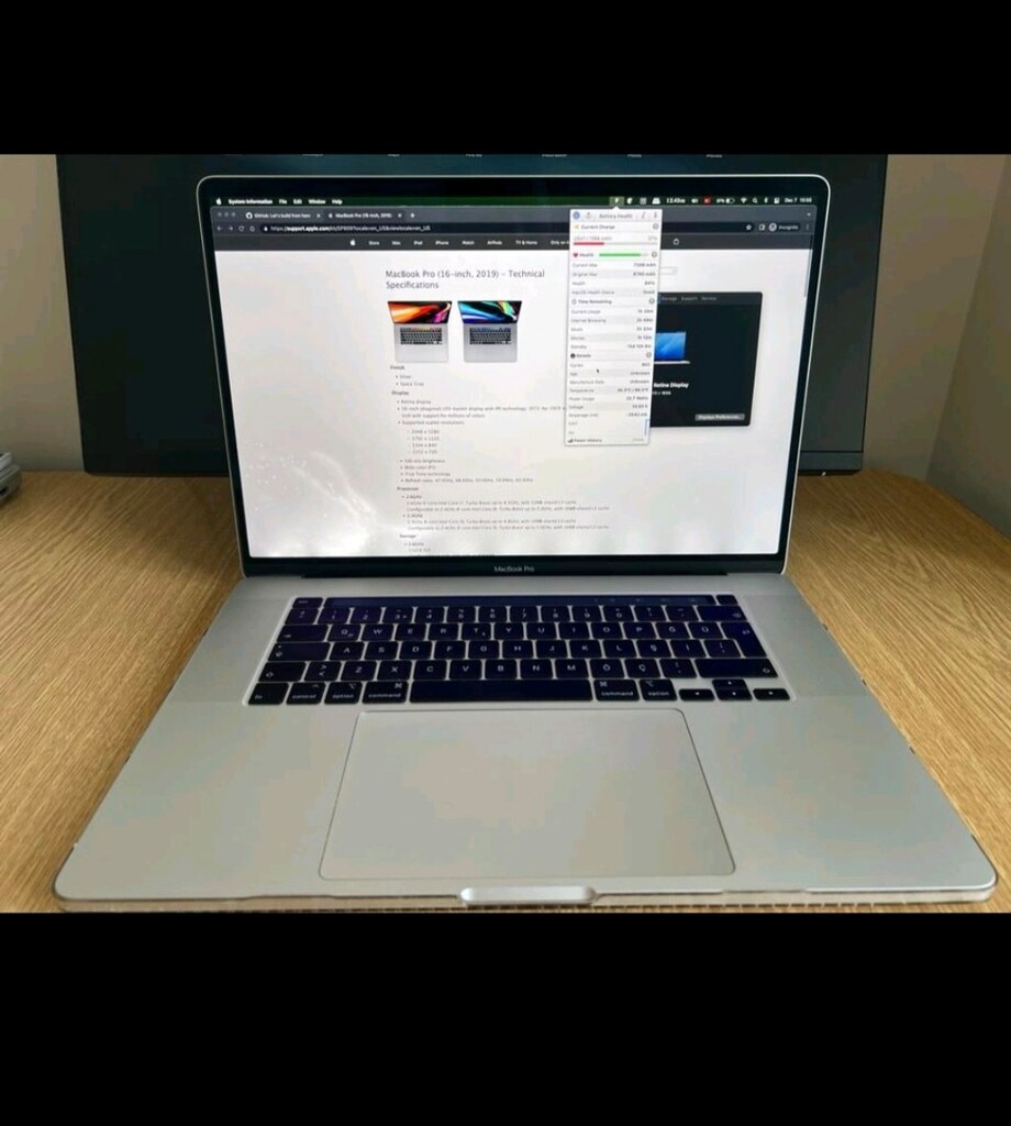 MacBook Pro 16'' Touchbar MVVL2TU/A - 7