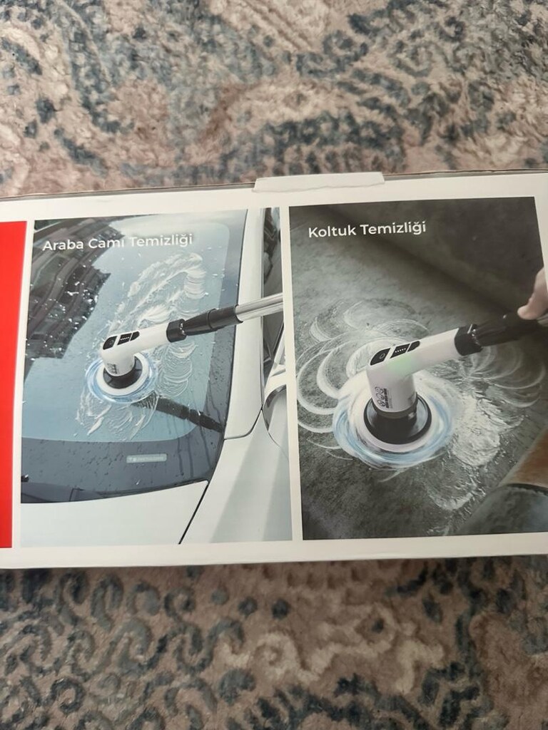 TURBO CLEAN 7 BASLIKLI TEMİZLİK FIRÇASI ŞARJLI - 3
