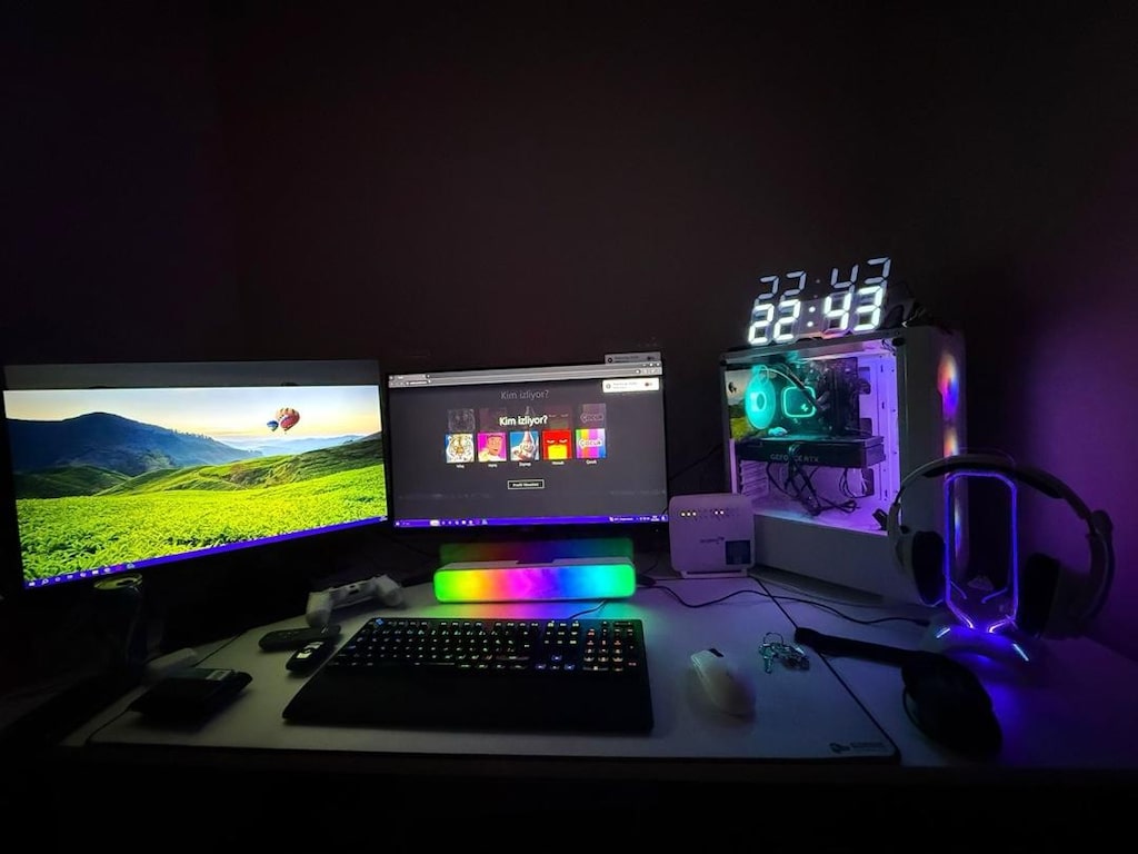 Oyuncu Bilgisayarı 4060ti 16GB 3 FANLI 16RAM GAMING BEYAZ KASA