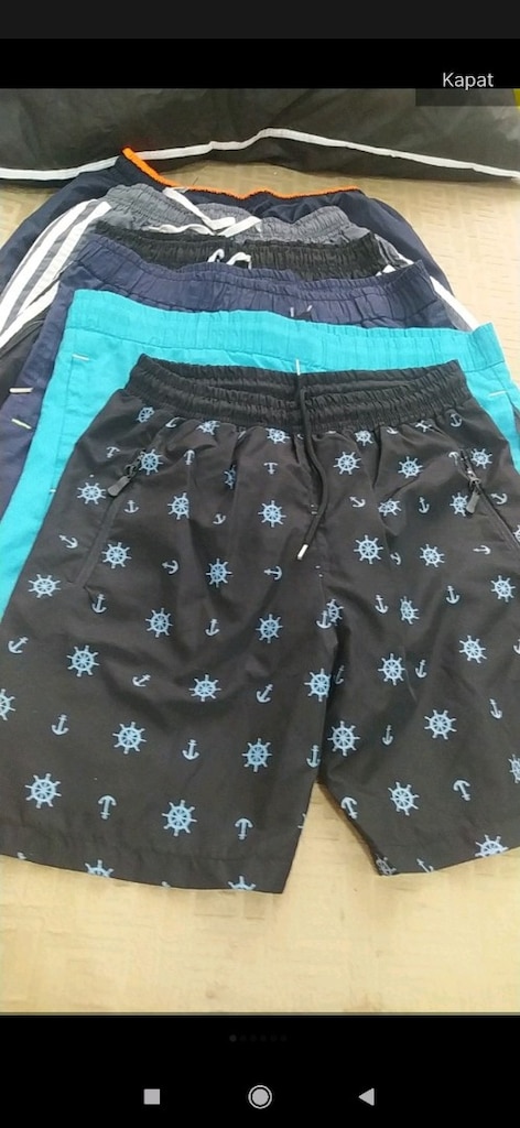 Erkek Takım Elbise Gömlek Şort Kravat Kemer Saat Masaj Aleti - 4