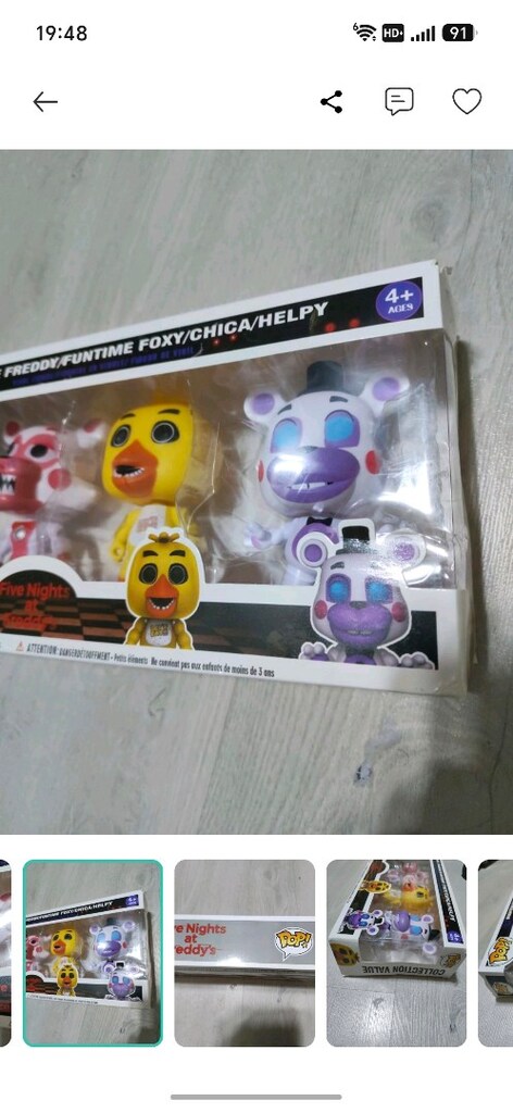 Five Nights at Freddys Fnaf 4lü Funko Pop Figür seti - 3